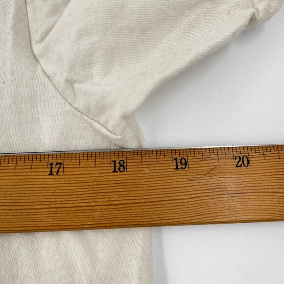 Sun Face Graphic MEDIUM Blue on Beige MAD ENGINE Brand T-Shirt EX Cond. - Picture 7 of 7